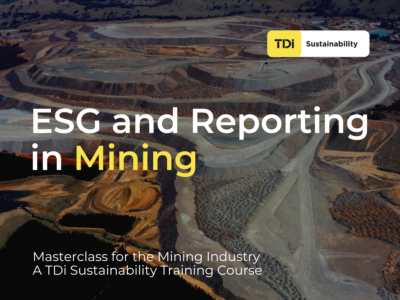 ESG Masterclass for the mining industry